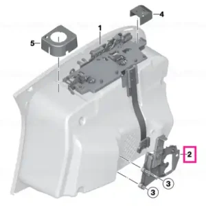 Reducere specială Mecanism blocare inferioară RECHTS - BMW Motorrad