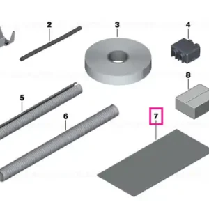 Banda protectie cu sistem fixare 160X80MM - BMW Nu rata