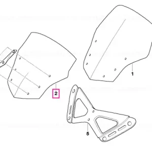 Parbriz L=570MM - BMW Motorrad Preț mic