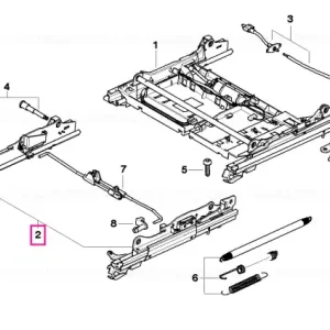Sina scaun exterior stanga - BMW Chilipir