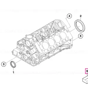 Set garnituri bloc motor fără azbest - BMW Livrare rapidă
