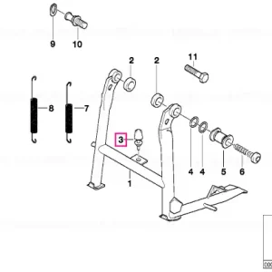 Tampon lovire H=20 - BMW Motorrad Reducere specială