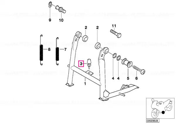 Tampon lovire H=20 - BMW Motorrad Reducere specială
