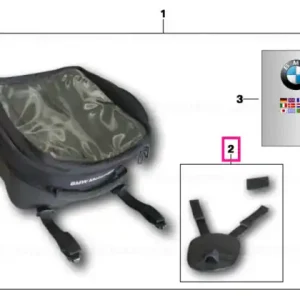 Clips reținere spate - BMW Motorrad Premium