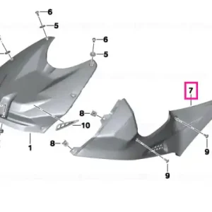Ofertă exclusivă Ornament rezervor combustibil dreapta - BMW Motorrad
