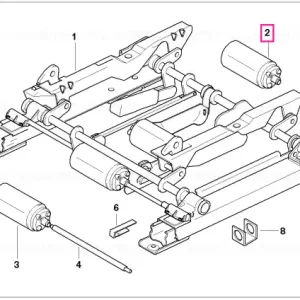 Actuator stanga reglaj vertical scaun - BMW Super ofertă