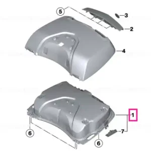 Capac top case - BMW Motorrad Cumpărături sigure