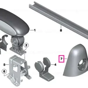 Panou ornament suport sina - ANTHRACITE - BMW - Mini Preț redus