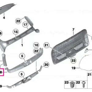 Acoperire protectie prag incarcare sup SCHWARZ - BMW Cel mai bun preț