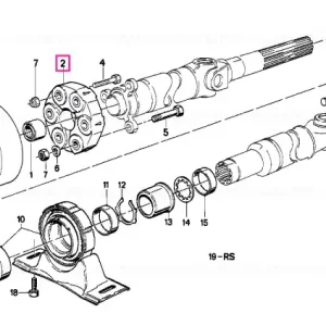 Articulație cardanică, LK=96MM/12 - BMW Reducere specială