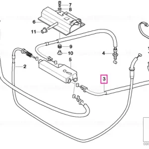 Livrare rapidă Cablu gaz, stânga, L=353MM L= 353MM - BMW Motorrad