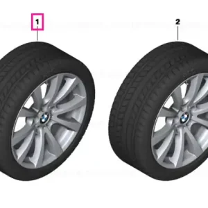Roată pneu iarnă aliaj RDC 255/50R19 255/50R19 107V - BMW Discount