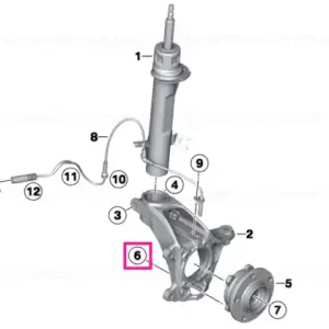Șurub hexagonal cu flanșă M12X1,5X30-10.9 - BMW - Mini Doar azi