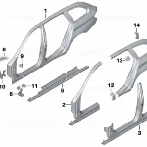 Aripa spate dreapta - BMW Seria 5 F11 Preț redus