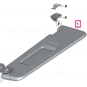 Viziera stanga lampa machiaj EVERESTGRAU - BMW Mai ieftin