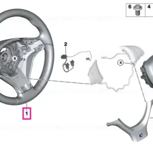 Volan M Sports piele - BMW Reducere extra