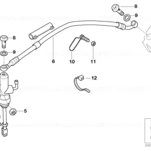 Cilindru frână spate, D=15,87MM - BMW Motorrad Retur gratuit