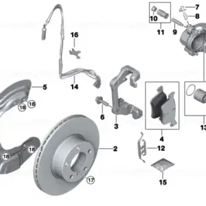 Calitate înaltă Brake disc, ventilated 292X22 - BMW