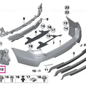 Bestseller Suport spate dreapta - BMW