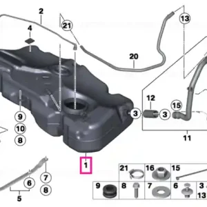 Mai ieftin rezervor combustibil plastic 40 L - BMW - Mini