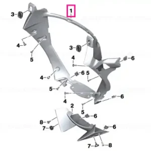 Canale aer radiator - BMW Motorrad Reducere extra