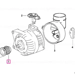 Roată cureie alternator D=55MM - BMW Bestseller