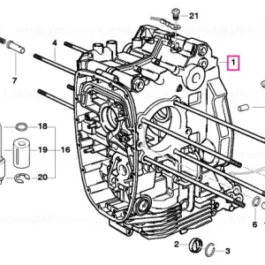 Ofertă de sezon Carcasă motor argintiu - BMW Motorrad