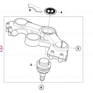 Bară furcă cu articulație sferă - BMW Motorrad Livrare gratuită