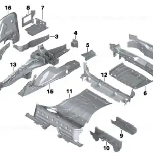 Transport gratuit Bara de rigidizare, spate - BMW X3 F25