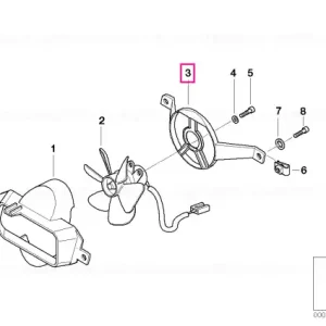 Reducere specială Blindaj ventilator - BMW Motorrad