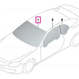 Transport gratuit Parbriz verde IR/HUD - BMW