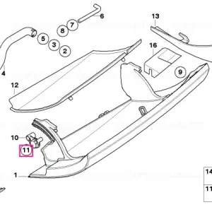 Ofertă exclusivă Șurub Torx cu guler 6X20 - BMW - Mini