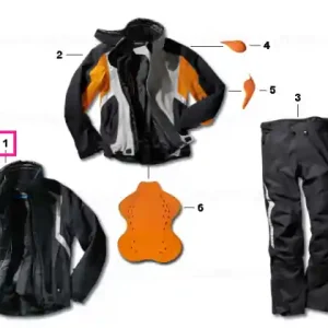 Cel mai bun preț Jachetă Streetguard 3 bărbați negru 52 - BMW Motorrad