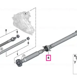 Arborele de transmisie spate L=1427MM - BMW Ofertă exclusivă