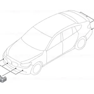 Senzor ultrasonic alb U300 - BMW Transport gratuit