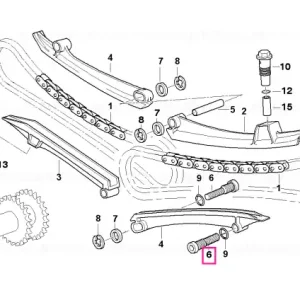 Surub ISA M10X50 - BMW Motorrad Cel mai vândut