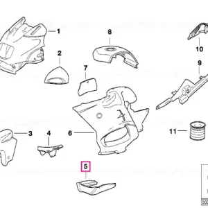 Spoiler motor grund - BMW Motorrad Chilipir