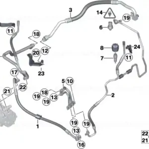Ofertă specială Conduct aspirare evaporator-compresor - BMW - Mini