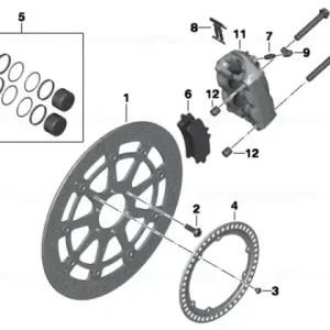 Retur ușor Șurub cap hexagonal cu cot M10X65-8.8 - BMW Motorrad