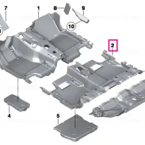 Acoperire podea, spate ANTHRAZIT - BMW Reducere de preț