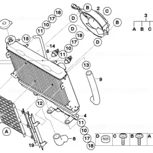 Calitate înaltă Radiator - BMW Motorrad