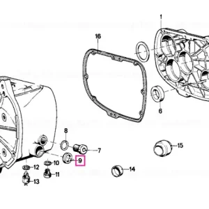 Etanșare arbore 16X24X6,5 - BMW Motorrad Bestseller