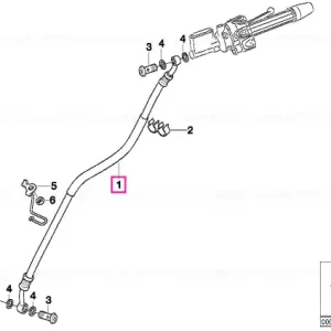 Furtun frână față - BMW Motorrad Expediere rapidă