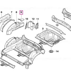 Extensie panou lateral spate dreapta - BMW - Mini Ofertă de sezon