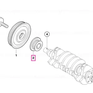 Roată dințată curea - BMW - Mini Reducere extra