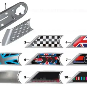 Set tapiterie cu pernă WHITE - BMW - Mini Ofertă de sezon