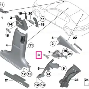 Capac ghidaj curea negru SCHWARZ - BMW Super ofertă