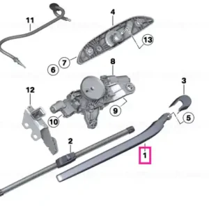 Brat stergator luneta spate - BMW Reducere