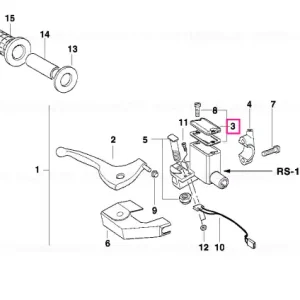 Capac cu garnitură - BMW Motorrad Retur ușor