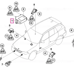 Unitate control airbag - BMW Retur gratuit